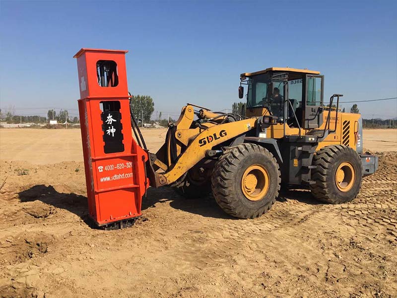 Rapid Impact Compaction mechanical foundation treatment