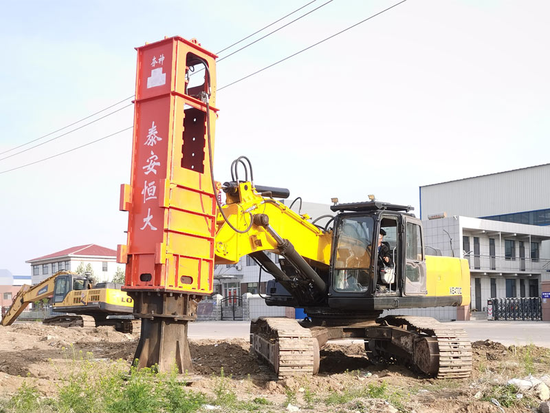 HC Rapid Impact Compactor parked at the factory gate