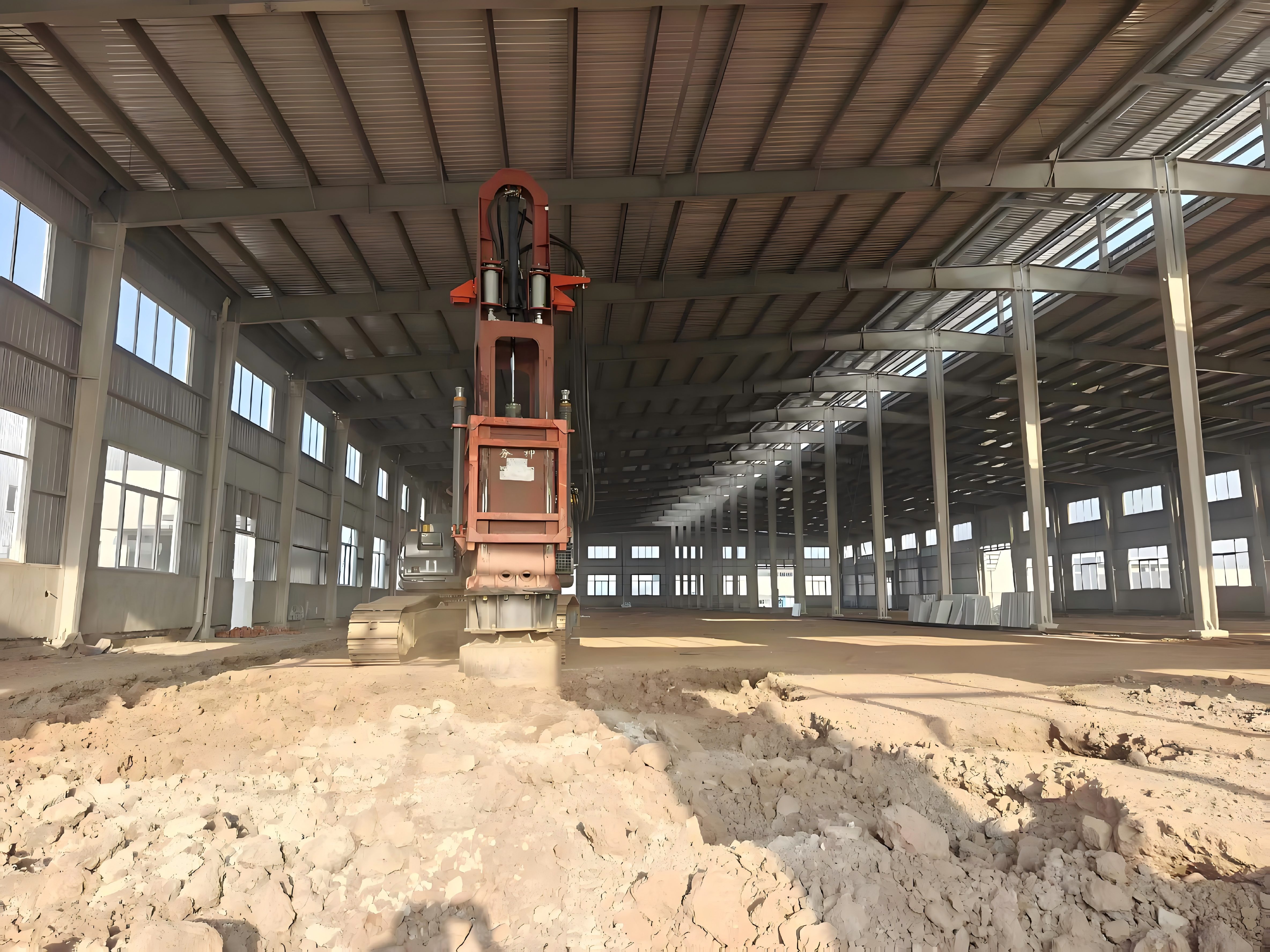 HC240 Excavator-Mounted Rapid Impact Compaction (RIC) Machine with a 16-Ton Hammer for Industrial Foundation Construction HC240 Excavator-Mounted Rapid Impact Compaction (RIC) Machine with a 16-Ton Hammer for Industrial Foundation Construction
